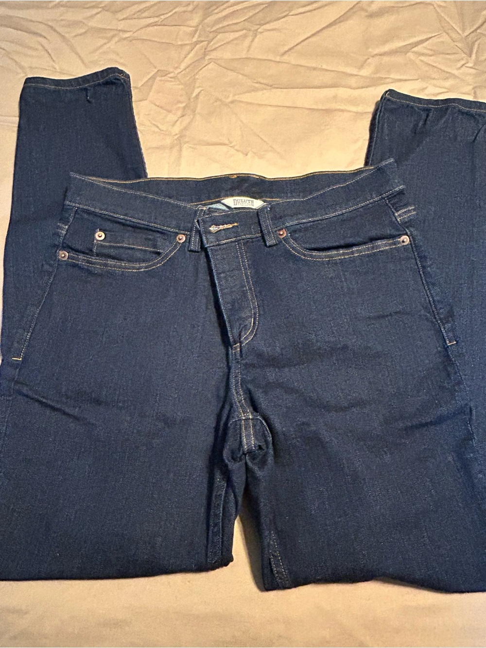 Duluth Trading Co. Women's Indigo Skinny Jeans